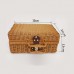 CD823 네이쳐 클래식 소풍 도시락 가방 수납 라탄 피크닉 가방(30*21*13cm)