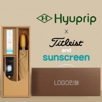 협립 3단60엔티크 고밀도 완전자동우산 +선크림+타이틀리스트 골프공 3구-세트
