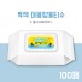 100매 백색 물티슈
